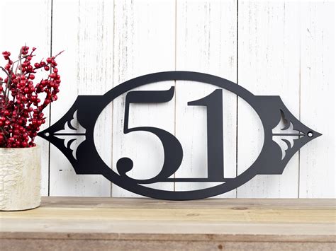 custom metal house number signs|metal number signs for house.